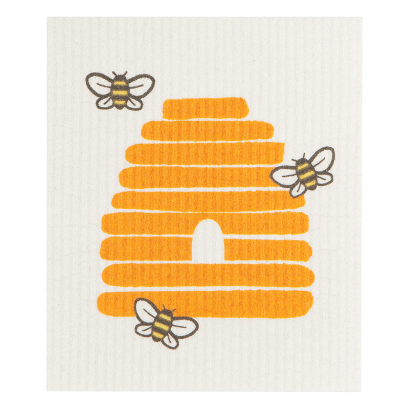 Bees Swedish Sponge Dishcloth