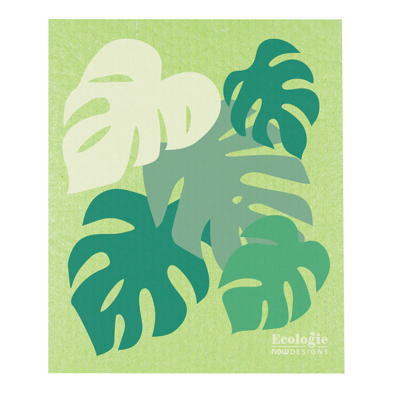 Monstera Swedish Sponge Dishcloth