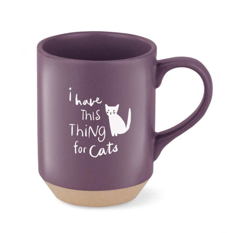This thing for cats stoneware mug