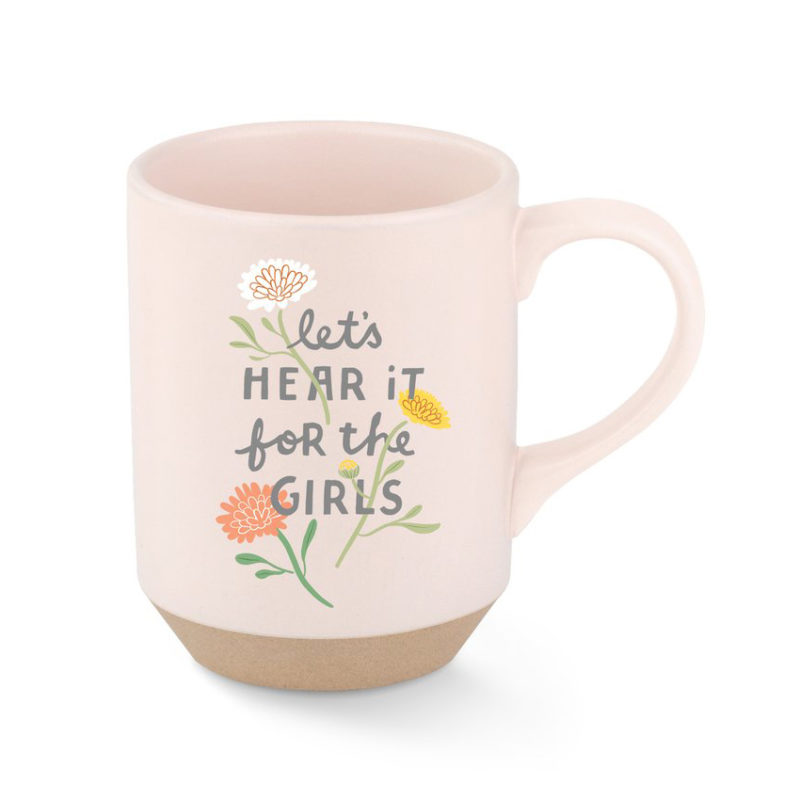 hear it for the girls stoneware mug