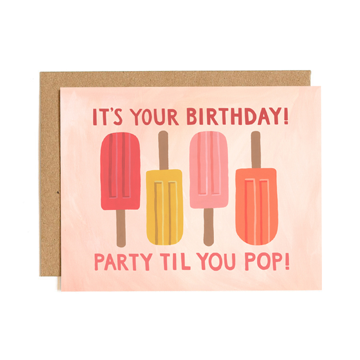 Popsicle Birthday Greeting Card | Ruff House Paperie