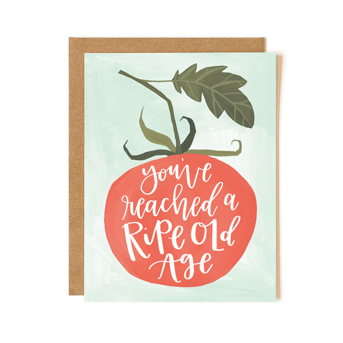 Tomato Birthday Greeting Card Ruff House Paperie