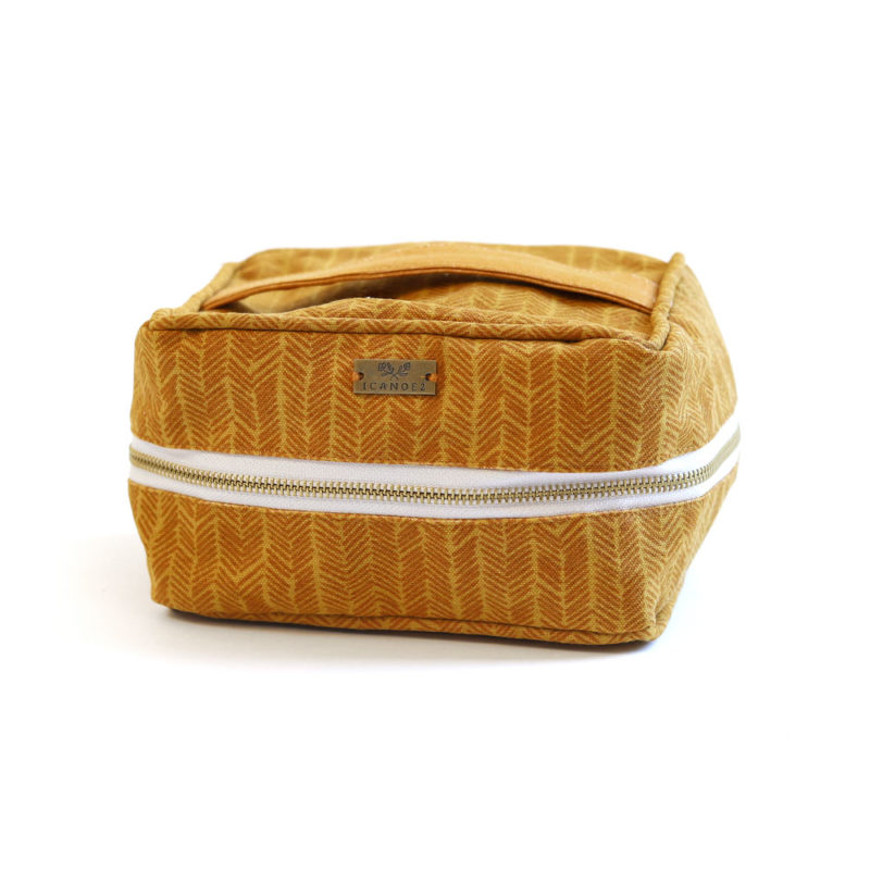 Sienna Herringbone Cosmetic Pouch