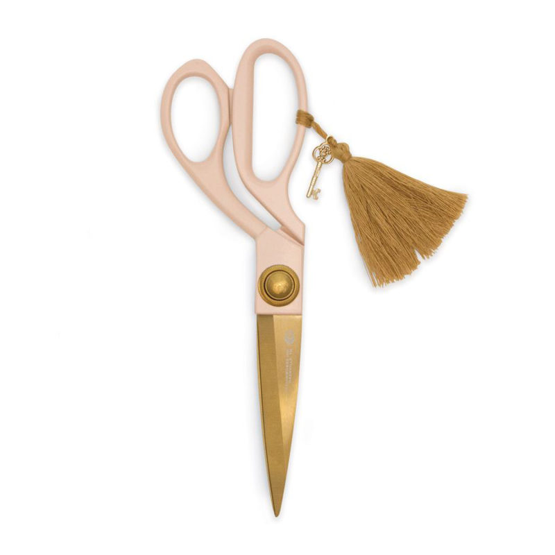 Blush scissors with tassel