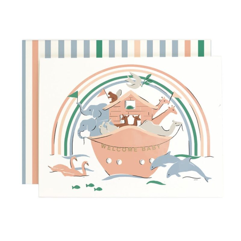 Ark Welcome Baby Greeting Card