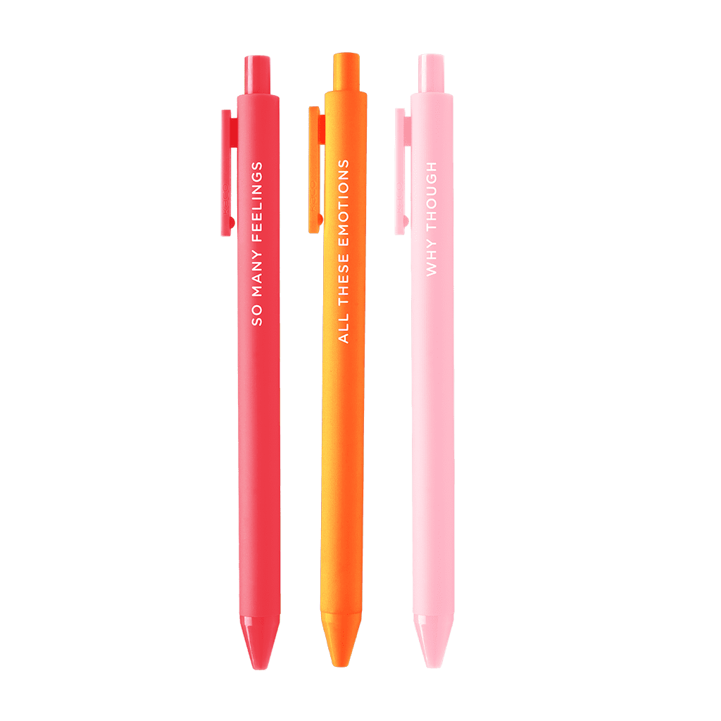 The Goals Jotter Gel Pen: Set of 3 – Mindful Supply