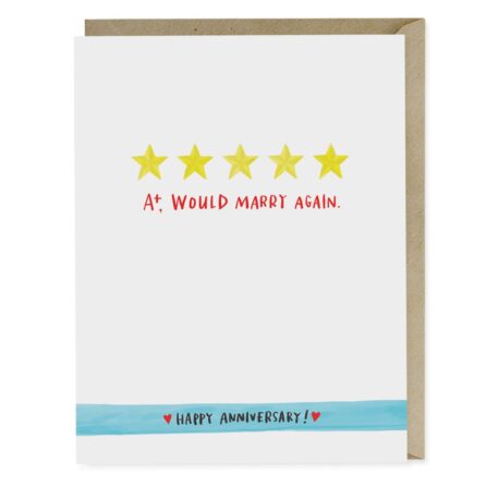 Marry Again Anniversary Greeting Card