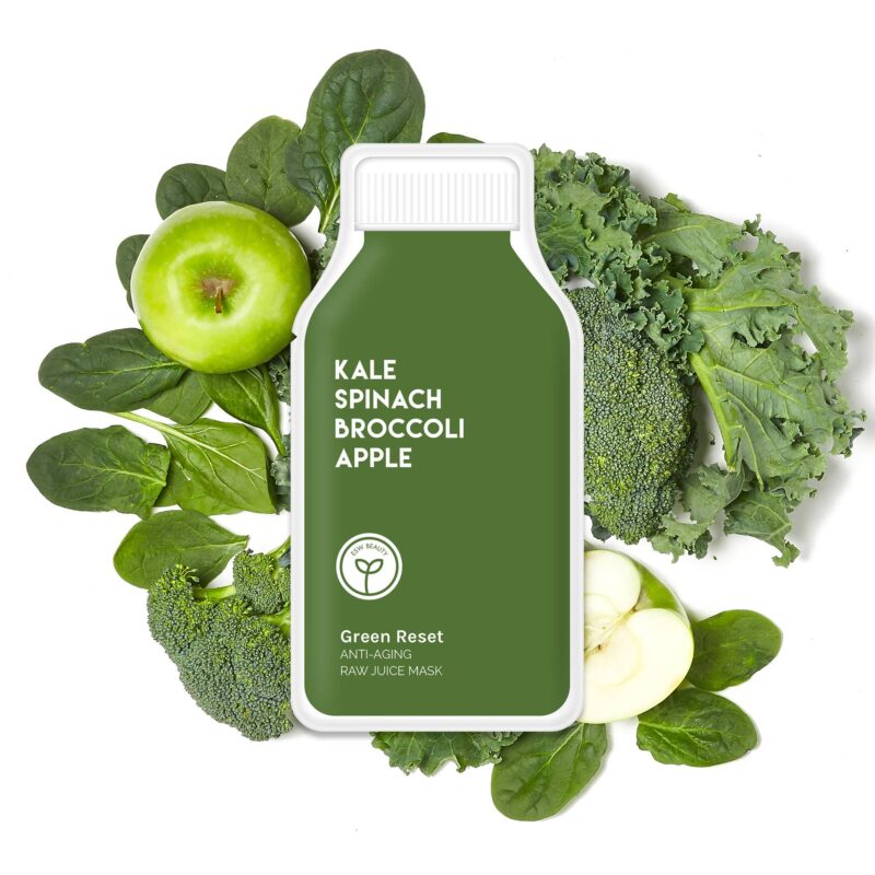 Raw Juice Sheet Mask Green Reset Anti Aging