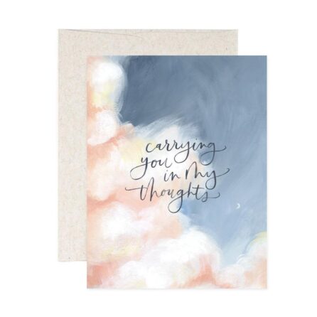 In My Thoughts Clouds Greeting Card