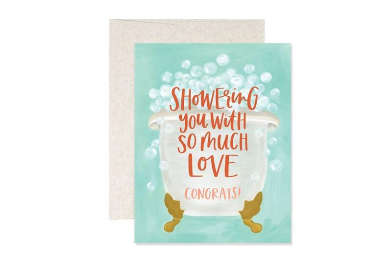 Shower Congrats Greeting Card