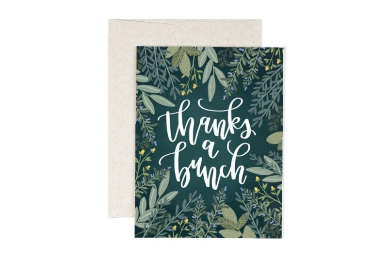 Herb Thanks Greeting Card
