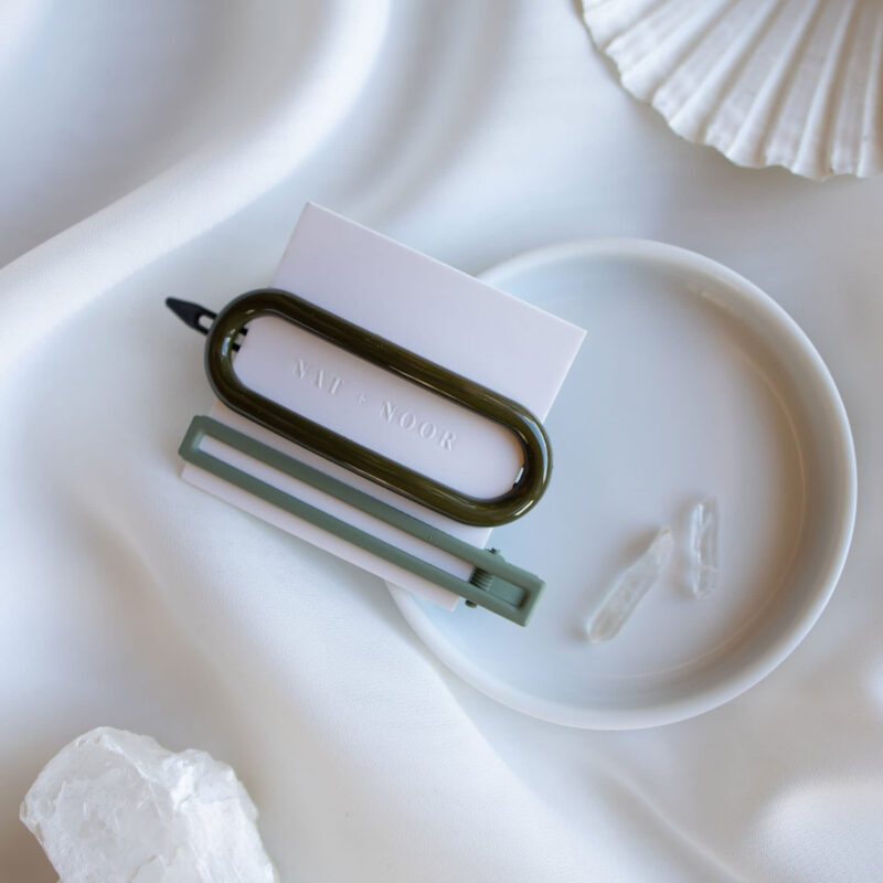 Byron in Forest Hair Clips