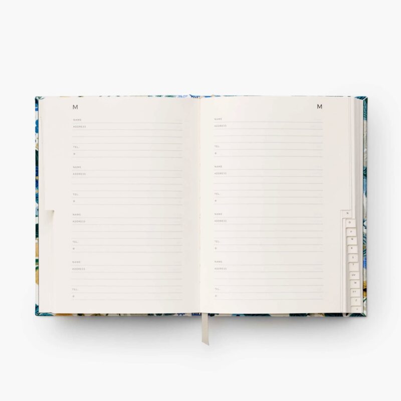 Garden Party Blue Address Book - Image 2