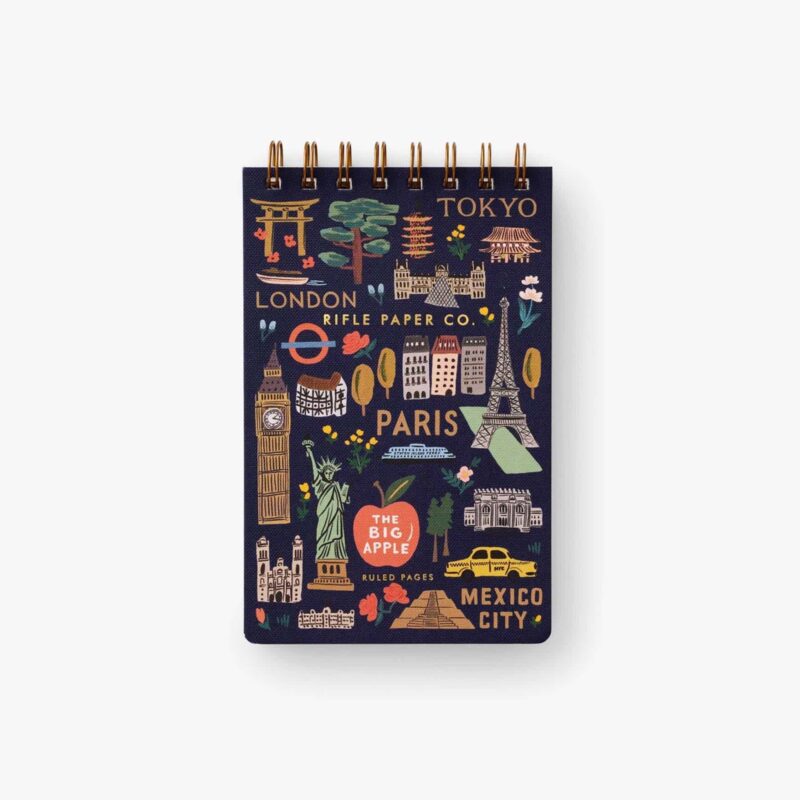 Bon Voyage Top Spiral Notebook