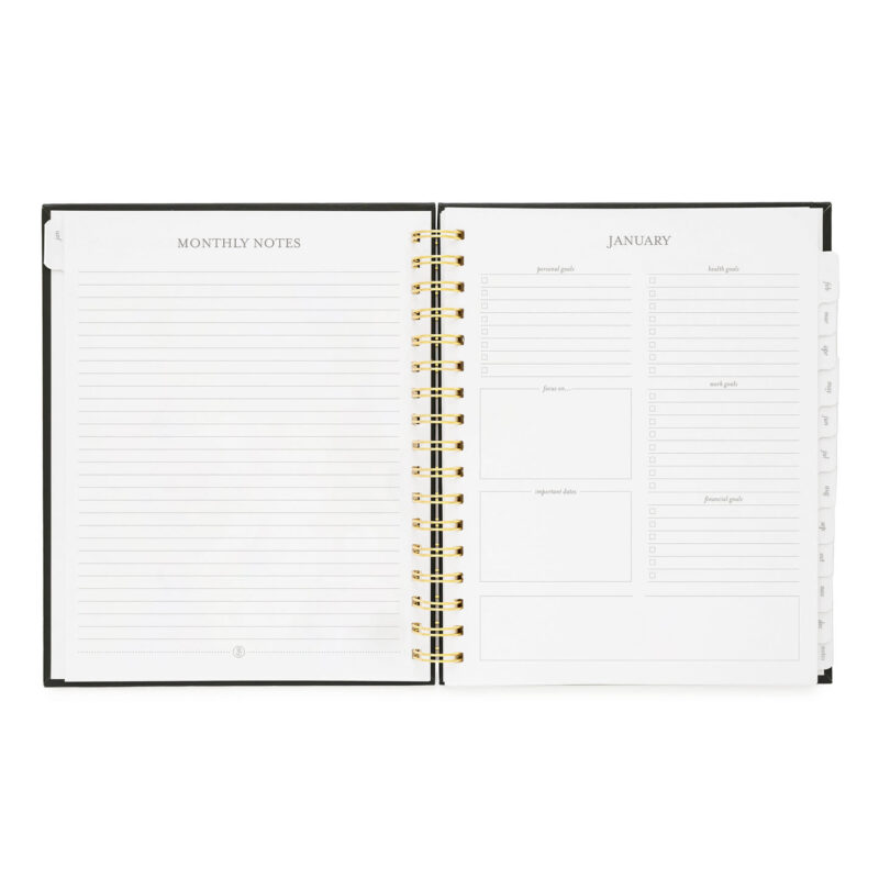 2023 Black Scatter Dot Spiral Planner - Image 2