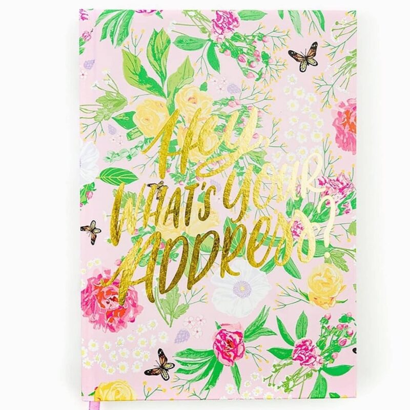 Floral Address Book Ruff House Paperie floral-address-book-ruff-house-paperie