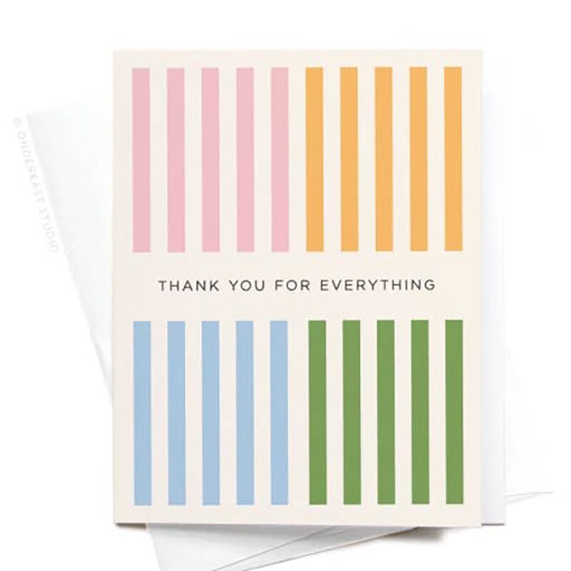 Thank You For Everything Greeting Card | Ruff House Paperie