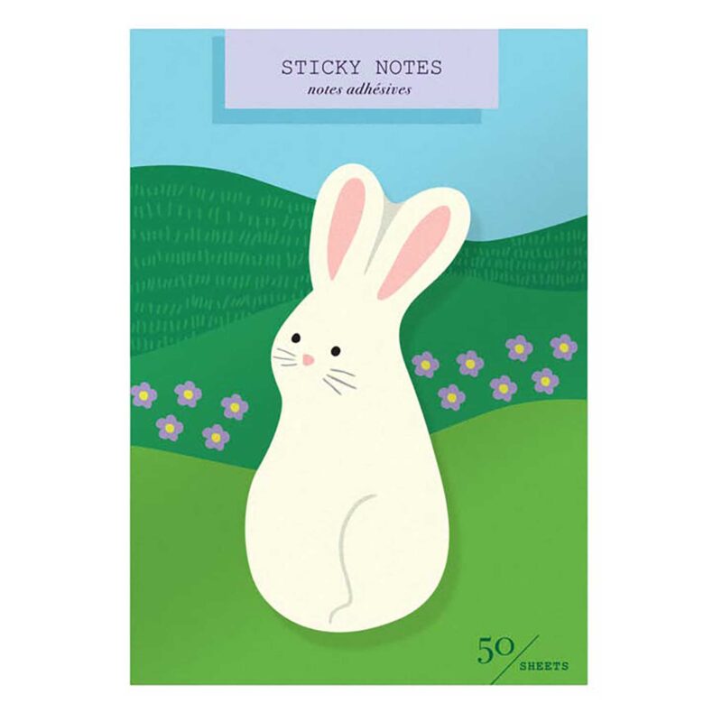 Die Cut Sticky Notes : Bunny