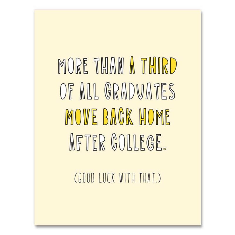 Grad Back Home Greeting Card