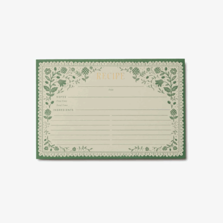 Artichoke Recipe Cards : Park of 12