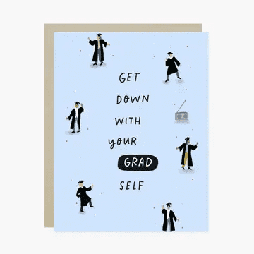 Grad Self Graduation Card