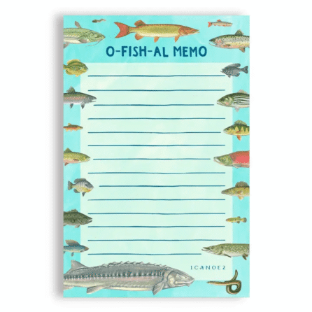 O-Fish-Al Memo Fish Notepad