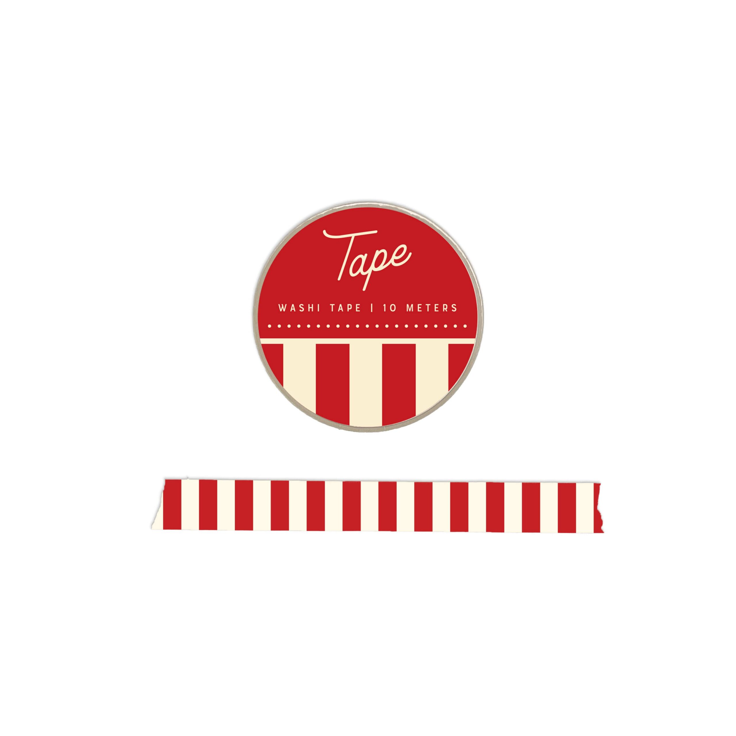 Red Stripe Washi Tape